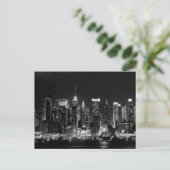 New York City Night Briefkaart (Staand voorkant)
