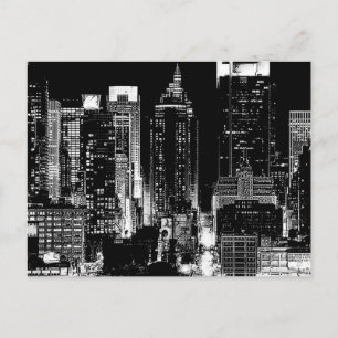 New York City Night Briefkaart