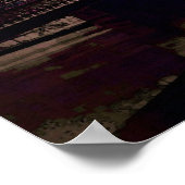 New York City Night Brooklyn Bridge Poster (Hoek)