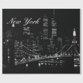 New York City Night Cadeaupapier (Vlak)