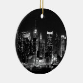 New York City Night Keramisch Ornament (Rechts)