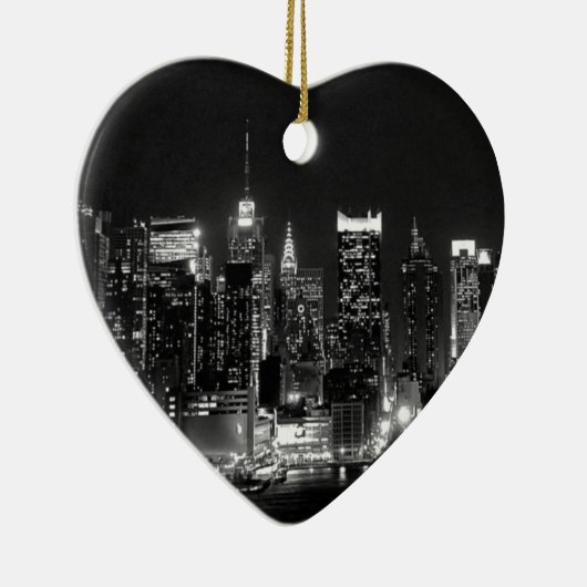 New York City Night Keramisch Ornament (Rechts)