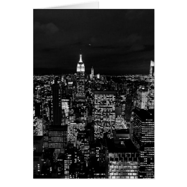 New York City Night Skyline (Voorkant)