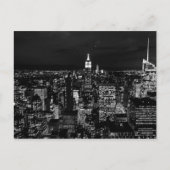 New York City night skyline Briefkaart (Voorkant)
