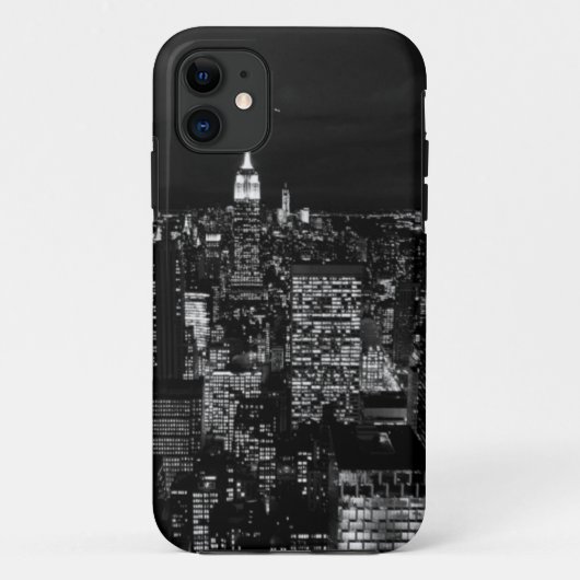 New York City Night Skyline Case-Mate iPhone Case (Achterkant)