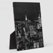 New York City Night Skyline Fotoplaat (Zijkant)