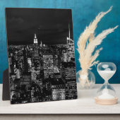 New York City Night Skyline Fotoplaat (Zijkant)