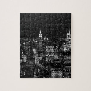 New York City Night Skyline Legpuzzel