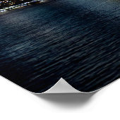 New York City Night Skyline Poster (Hoek)