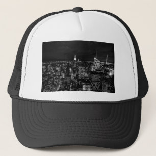 New York City Night Skyline Trucker Pet