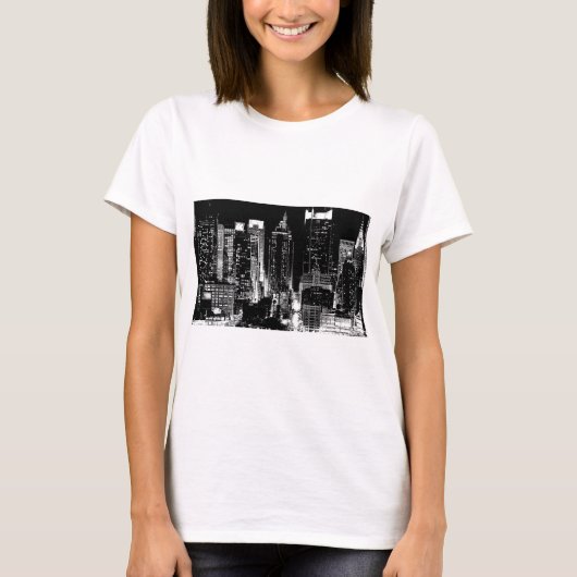 New York City Night T-shirt (Voorkant)
