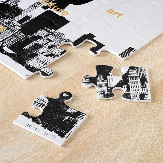 New York City Ny Nyc Vrijheidsbeeld Legpuzzel (Zijkant)