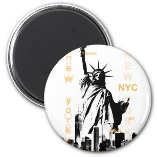 New York City Ny Nyc Vrijheidsbeeld Magneet
