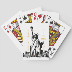 New York City Ny Nyc Vrijheidsbeeld Pokerkaarten