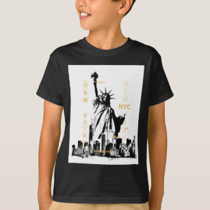 New York City Ny Nyc Vrijheidsbeeld T-shirt