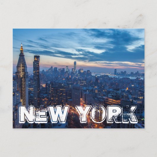 New York City, NY, VS Briefkaart (Voorkant)