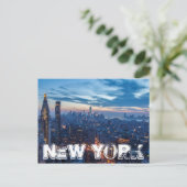 New York City, NY, VS Briefkaart (Staand voorkant)