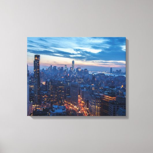 New York City, NY, VS Canvas Afdruk (Voorkant)