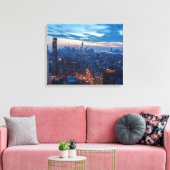 New York City, NY, VS Canvas Afdruk (Insitu (Woonkamer))