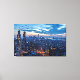 New York City, NY, VS Canvas Afdruk