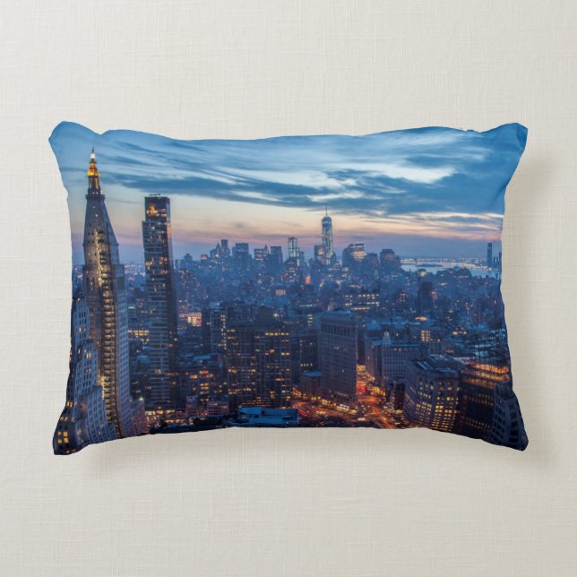 New York City, NY, VS Decoratief Kussen (Voorkant)