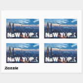 New York City, NY, VS Rechthoekige Sticker (Vel)