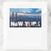 New York City, NY, VS Rechthoekige Sticker (Tas)