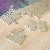 New York City, NY | Waterverf City Skyline Legpuzzel (Zijkant)