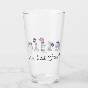 New York City NYC 4e juli Landmarks Glas