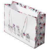 New York City NYC 4e juli Landmarks USA Groot Cadeauzakje (Voorkant Gekanteld)