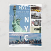 New York City Nyc Briefkaart (Voorkant)