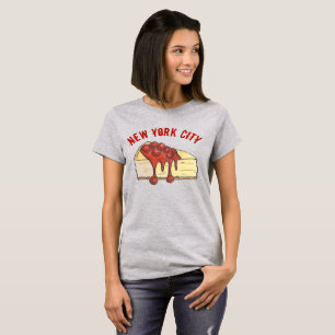New York City NYC Cherry Cheesecake Foodie NY T-shirt