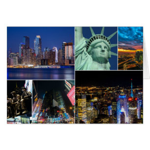 New York City NYC collage foto cityscape