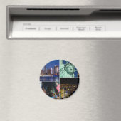 New York City NYC collage foto cityscape Magneet (Insitu (Vaatwasser))