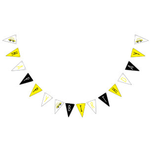 New York City NYC Geel Taxi Cab Verjaardagsfeest Vlaggetjes