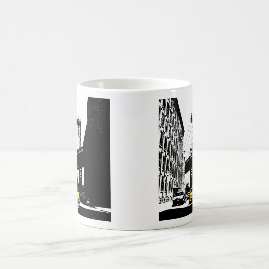 New York City NYC gele taxi Koffiemok (Center)