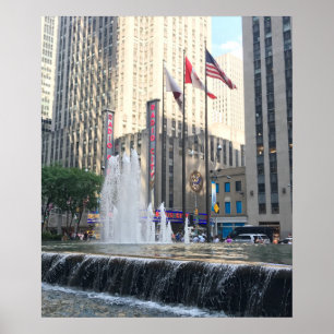 New York City NYC giet Zesde Avenue Foto Poster