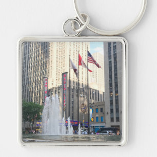 New York City NYC giet Zesde Avenue Foto Sleutelhanger