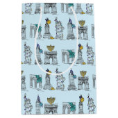 New York City NYC Hanukkah Landmarks Architecture Medium Cadeauzakje (Voorkant)