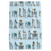 New York City NYC Hanukkah Landmarks Architecture Medium Cadeauzakje (Achterkant)