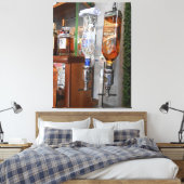 "New York City, NYC" Het paviljoen Canvas Afdruk (Insitu (Slaapkamer))