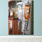 "New York City, NYC" Het paviljoen Canvas Afdruk (Insitu (Houten vloer))