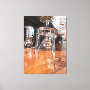 "New York City, NYC" Het paviljoen Canvas Afdruk