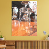 "New York City, NYC" Het paviljoen Canvas Afdruk (Insitu (Woonkamer))