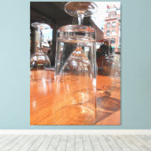 "New York City, NYC" Het paviljoen Canvas Afdruk (Insitu (Houten vloer))