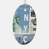 New York City Nyc Keramisch Ornament (Rechts)