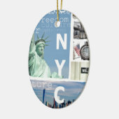 New York City Nyc Keramisch Ornament (Links)