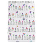 New York City NYC Landmarks Birthday Party Medium Cadeauzakje (Achterkant)