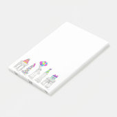 New York City NYC Landmarks Birthday Party Post-it® Notes (Schuin)