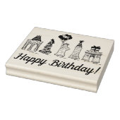 New York City NYC Landmarks Birthday Party Rubberstempel (Stempel)